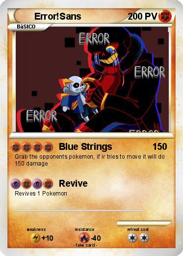 Pokemon Error!Sans