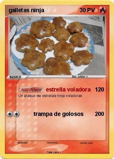 Pokemon galletas ninja