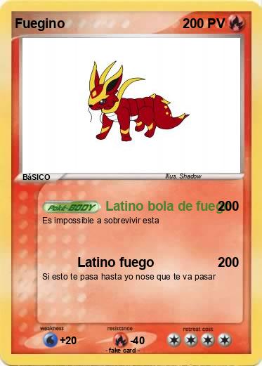 Pokemon Fuegino