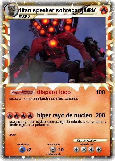 Pokemon titan speaker sobrecargado