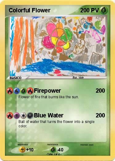 Pokemon Colorful Flower