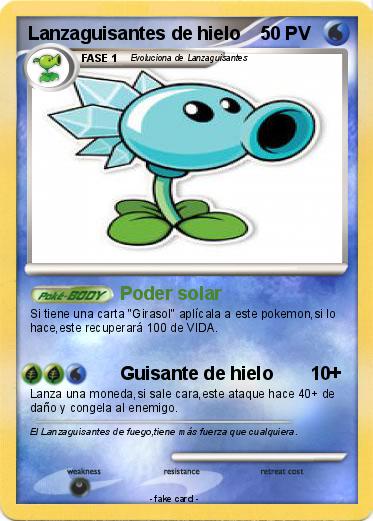 Pokemon Lanzaguisantes de hielo