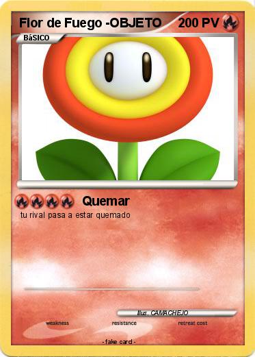 Pokemon Flor de Fuego -OBJETO