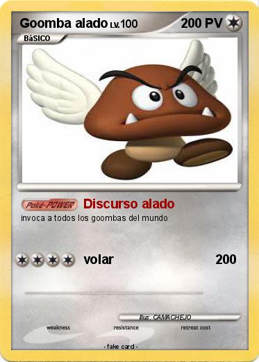 Pokemon Goomba alado
