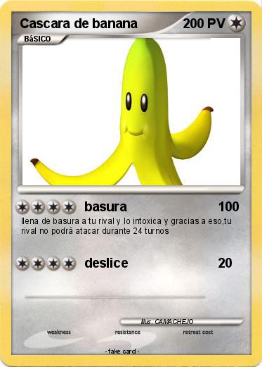 Pokemon Cascara de banana