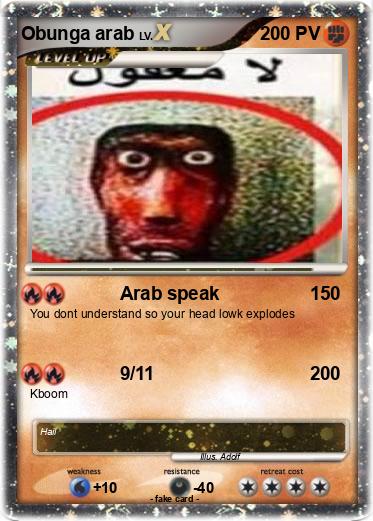 Pokemon Obunga arab