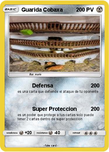 Pokemon Guarida Cobaxa