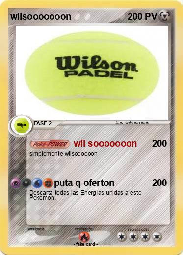 Pokemon wilsooooooon
