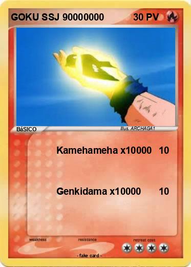 Pokemon GOKU SSJ 90000000