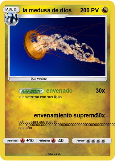 Pokemon la medusa de dios