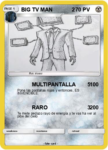 Pokemon BIG TV MAN             2