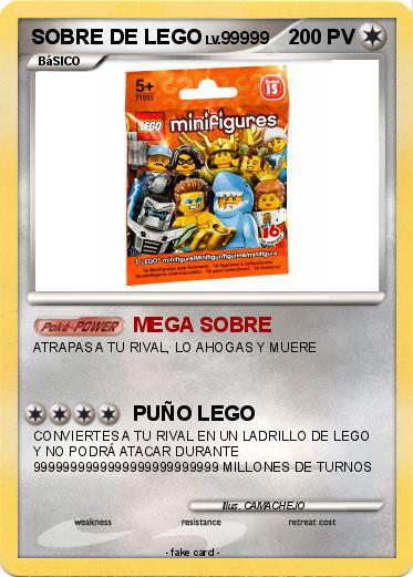 Pokemon SOBRE DE LEGO