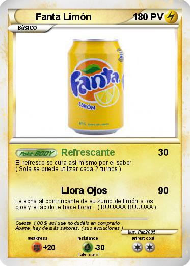 Pokemon Fanta Limón