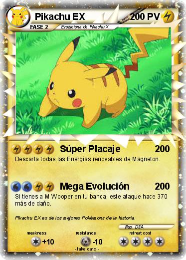 Pokemon Pikachu EX