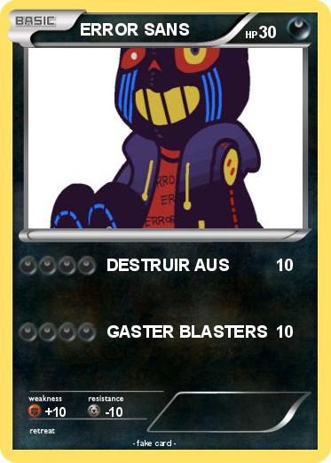 Pokemon ERROR SANS