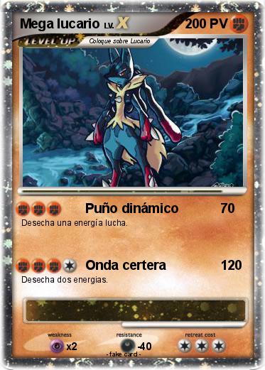 Pokemon Mega lucario