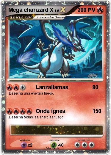 Pokemon Mega charizard X