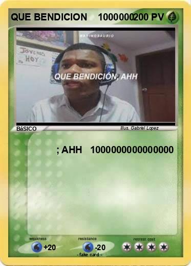Pokemon QUE BENDICION    1000000