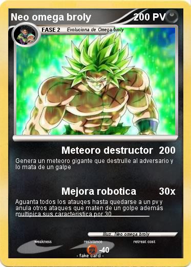 Pokemon Neo omega broly
