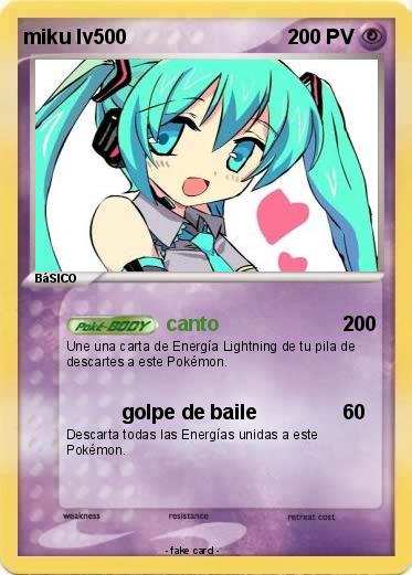 Pokemon miku lv500