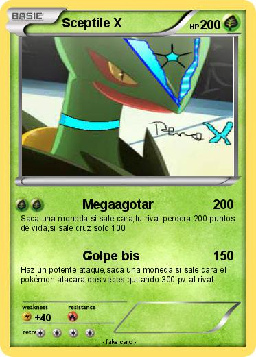 Pokemon Sceptile X