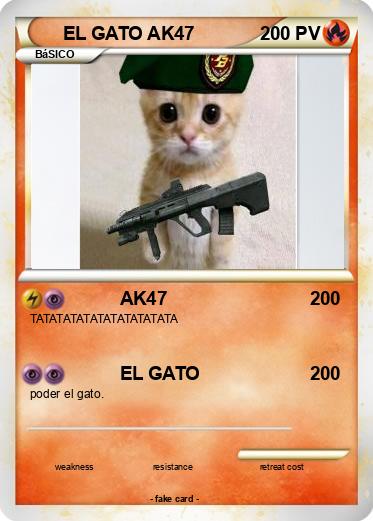 Pokemon EL GATO AK47