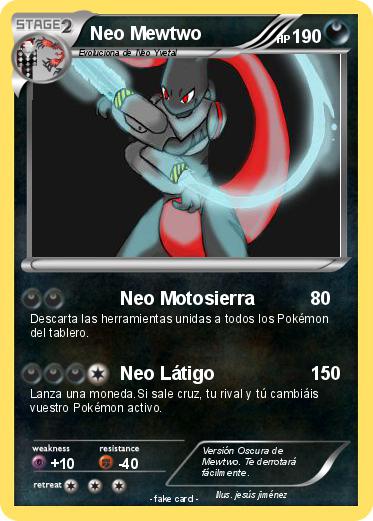 Pokemon Neo Mewtwo
