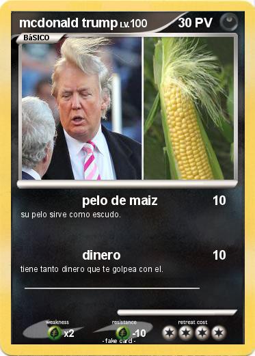 Pokemon mcdonald trump