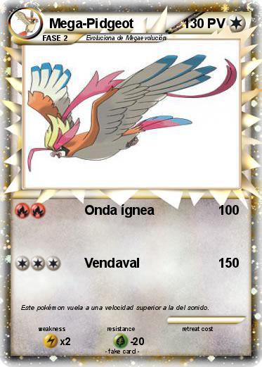 Pokemon Mega-Pidgeot