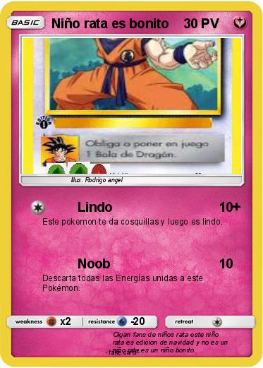 Pokemon Niño rata es bonito