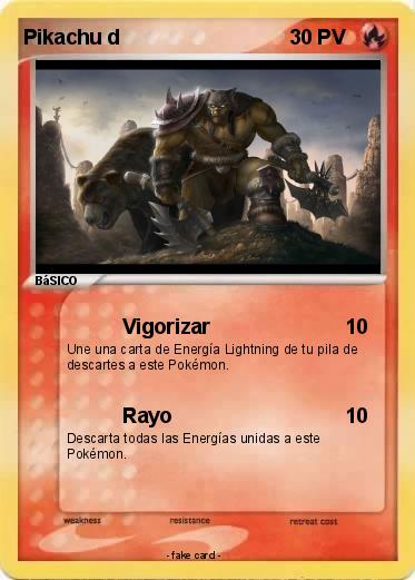 Pokemon Pikachu d