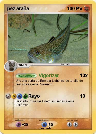 Pokemon pez araña