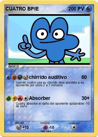 Pokemon CUATRO BPIE