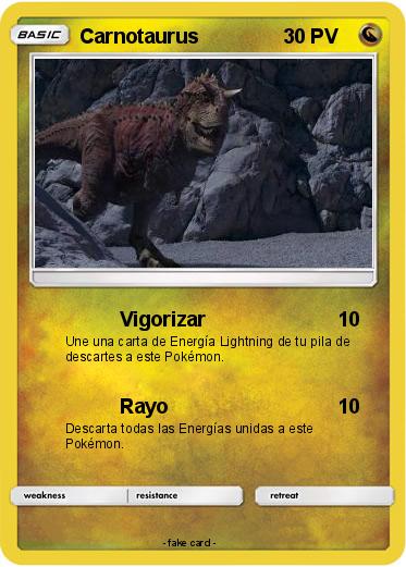 Pokemon Carnotaurus