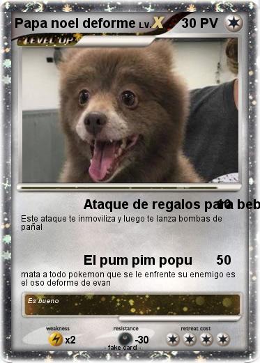 Pokemon Papa noel deforme