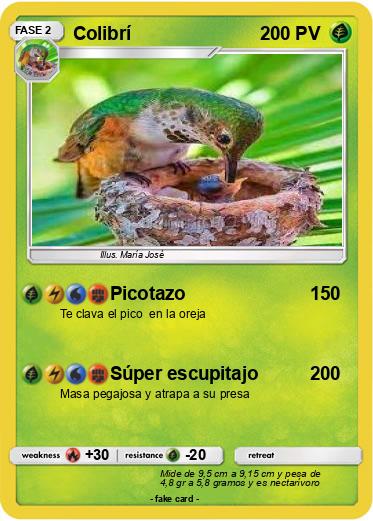 Pokemon Colibrí