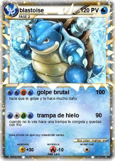 Pokemon blastoise
