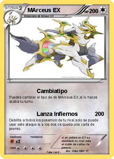 Pokemon MArceus EX
