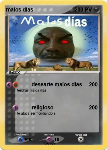 Pokemon malos dias