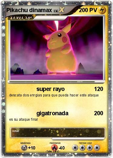 Pokemon Pikachu dinamax