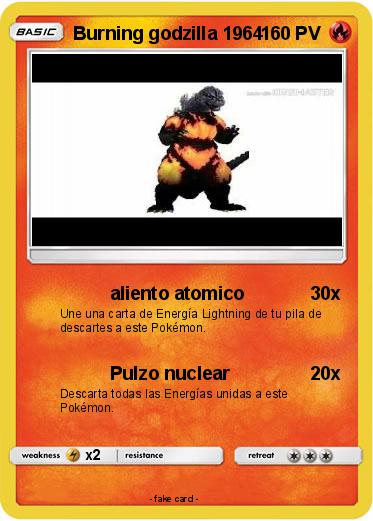 Pokemon Burning godzilla 1964