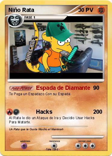 Pokemon Niño Rata