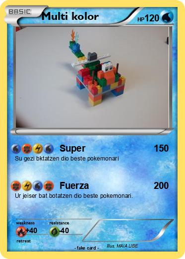 Pokemon Multi kolor