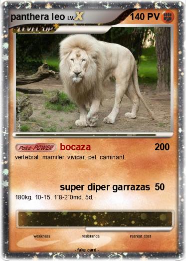 Pokemon panthera leo
