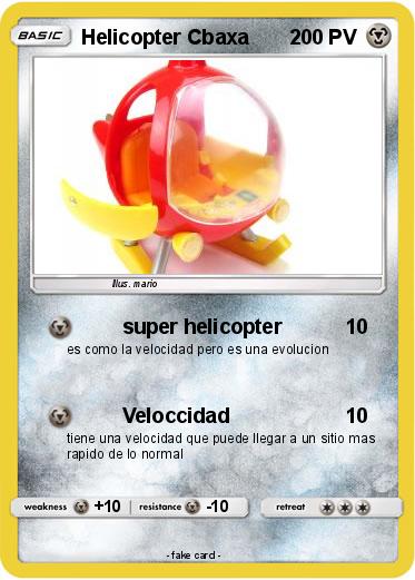 Pokemon Helicopter Cbaxa