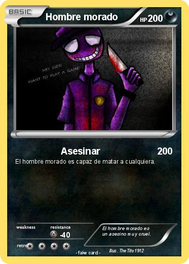 Pokemon Hombre morado