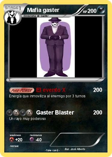 Pokemon Mafia gaster
