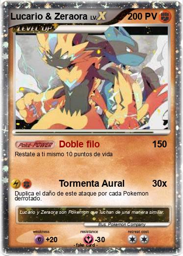 Pokemon Lucario & Zeraora