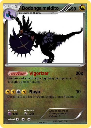 Pokemon Dodonga maldito