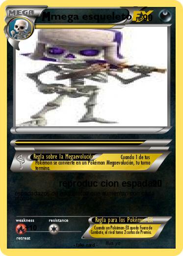 Pokemon mega esqueleto